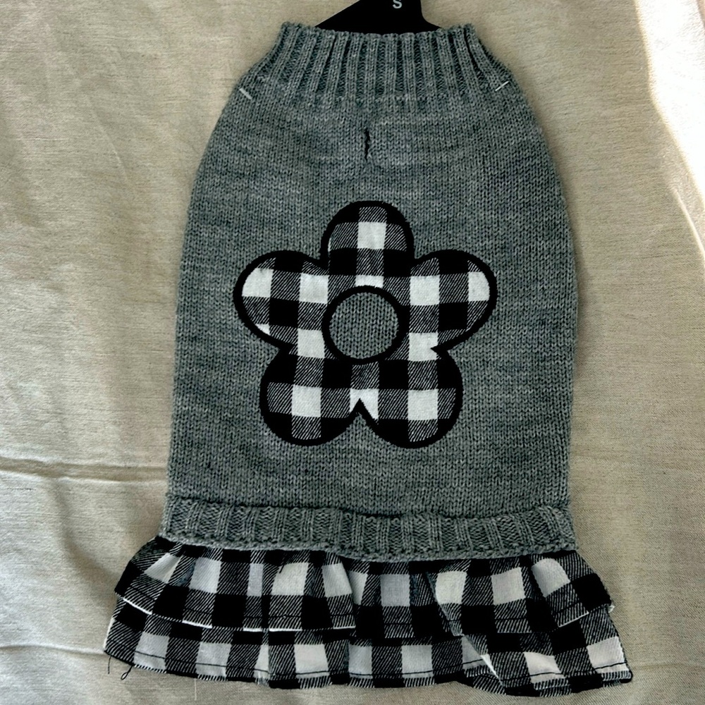 Pet Posse Floral Sweater Dress (S)